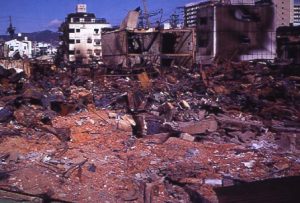 被災直後の神戸市