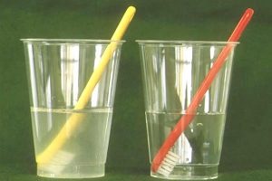 コップの水の汚れ